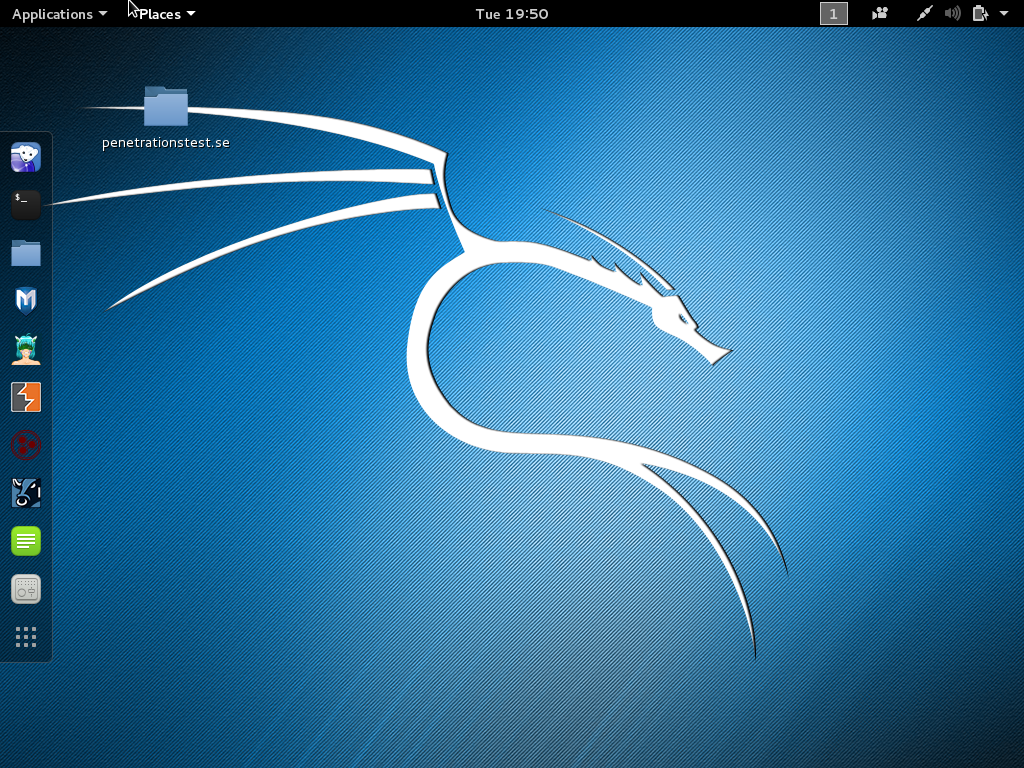 Kali Linux 2.0 Desktop