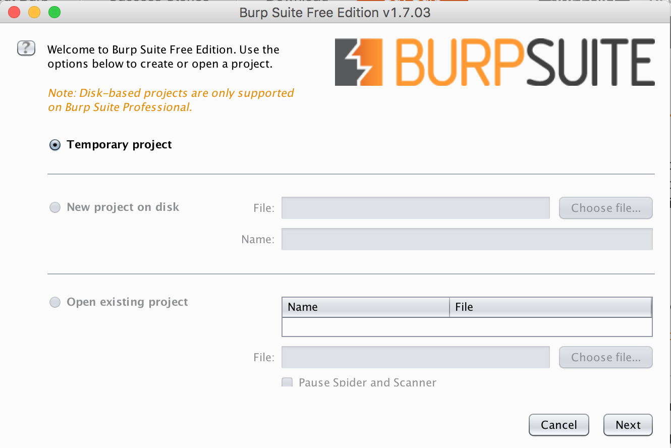 burp suite free edition active scan disabled